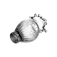 Ваза Роялти, 19.5 см, стекло, прозрачный, Rasteli, Бельгия_00812030041062261828.jpg