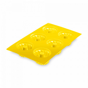 Форма для 6-ти маффинов, силикон, цвет-желтый, серия Silicone, Westmark, Германия, WESTMARK (Германия)