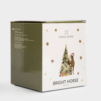 Кружка «Лошадь у елки», 420 мл, фарфор, белый, декор, серия Horse, ANNA LAFARG, Китай_00820990060853669611.jpg