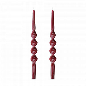 Набор из 2-х свечей, 35 см, бордовый, серия Essential, TKANO, Китай, Свечи TKANO