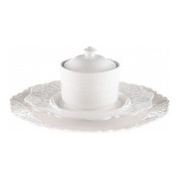 Тарелка десертная Vivien, 21 см, фарфор, белый, WALMER, Великобритания_00812230039661046810.jpg