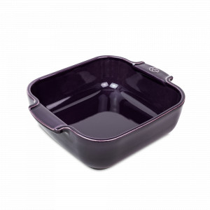 Форма для запекания квадратная, 28 х 28 см, 2.7 л, керамика, фиолетовый, серия Eggplant, PEUGEOT CERAMIC, Франция, PEUGEOT CERAMIC (Франция)