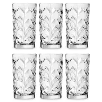 Набор из 6-ти стаканов для воды, 360 мл, хрустальное стекло, серия Laurus, RCR, Италия, 