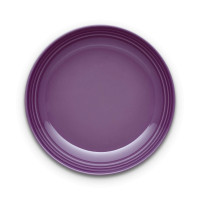 Тарелка, диаметр: 22 см, материал: керамика, цвет: фиолетовый, LE CREUSET, Франция