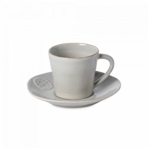 Пара чайная Sand grey, 190 мл, керамика, бежевый, серия Nova, COSTA NOVA, Португалия, Чайные пары