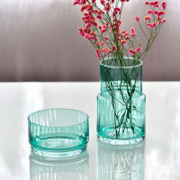 Ваза Синергия, 20 см, стекло, мятная, KROSNO, Польша_00813890074058718985.jpg