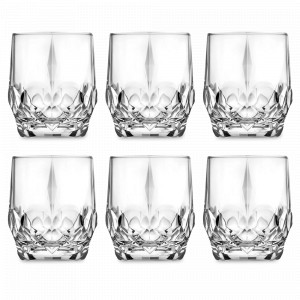 Набор из 6-ти стаканов  для виски, 380 мл, хрустальное стекло, серия Alkemist, RCR, Италия, Бокалы для виски