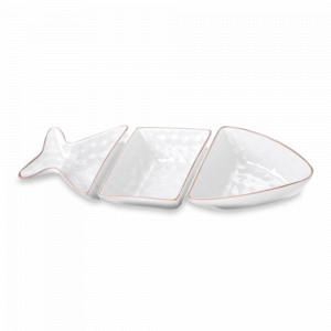 Менажница , 32 х 10,5 см, керамика, белый, серия Kitchen, SAGAFORM, Швеция, Менажницы керамические