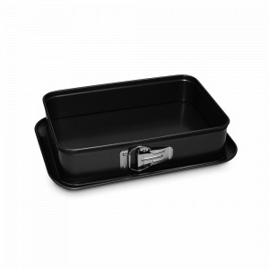 Форма для выпекания разъёмная квадратная, 24 см, сталь с антипригарным покрытием, черный, серия Gardenia, GUARDINI, Италия, Формы для выпечки GUARDINI