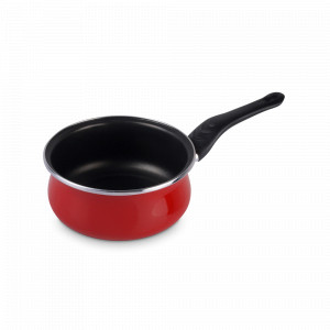 Ковш , 12 см, сталь, стеклоэмаль, красный, серия Praga, VITRINOR, Испания, Ковшики для индукционной плиты