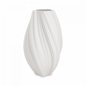 Ваза для цветов, 34 см, фарфор, белый матовый, HOME &amp; STYLE, Китай, HOME & STYLE (Италия)