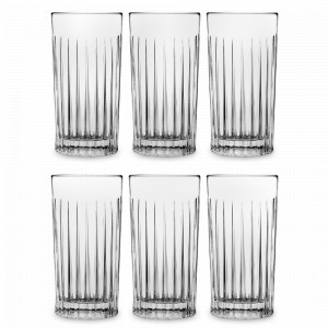Набор из 6-ти стаканов для воды, 440 мл, хрустальное стекло, серия Timeless, RCR, Италия, Набор стаканов для воды 6 шт
