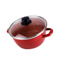 Кастрюля низкая с крышкой, 20 см, 2.5 л, сталь, стеклоэмаль, терракотовый, серия Toscana, VITRINOR, Испания_00811340054424525081.jpg