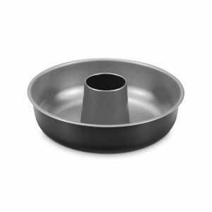 Форма круглая для выпечки кекса, 25 см, сталь с антипригарным покрытием, черный, серия Silver Elegance, GUARDINI, Италия, GUARDINI (Италия)