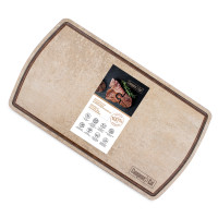 Доска композитная с желобом для сервировки, 37х21см, порфир кремовый, серия Fashion, ComposeEat, Россия_00812310049725332310.jpg