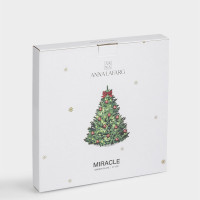 Тарелка обеденная «Елка», 27 см, фарфор, белый, декор, серия Miracle, ANNA LAFARG, Китай_00820990060954499109.jpg