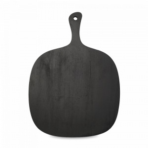 Доска сервировочная квадратная, 35 х 48 см, каучуковое дерево, черный, серия Rubris, LIBERTY JONES, Россия, Сервировочные доски