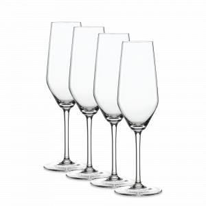 Набор из 4-х бокалов для шампанского, 240 мл, хрустальное стекло, серия Style, SPIEGELAU, Германия, Бокал-флейта для шампанского
