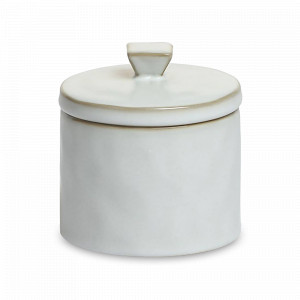 Емкость для хранения Cream, 220 мл, каменная керамика, кремовый, ROOMERS TABLEWARE, Нидерланды, Емкости для хранения