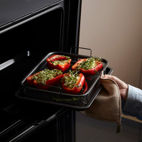 Противень для запекания с решеткой - гриль, 25 х 33 см, углеродистая сталь, нержавеющая сталь AISI 201, серия Roast Masters, LIBERTY JONES, Россия_00819870057780165362.jpg