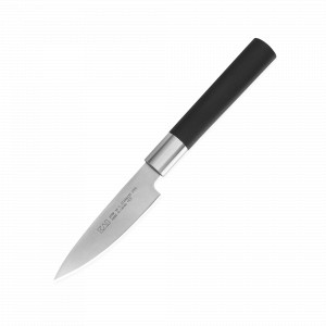 Нож кухонный, для чистки овощей и фруктов, 10.0 см, серия Wasabi Black, KAI, Япония, Японские ножи