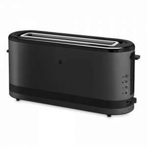 Тостер электрический Long Slot, нержавеющая сталь 18/10, пластик, черный, серия KITCHENminis, WMF, Германия, WMF (Германия)