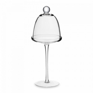 Блюдо для десертов, 12.5 х 32 см, стекло, серия Sugary, LIBERTY JONES, Россия, Блюда для торта, десерта