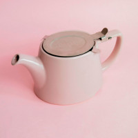Чайник заварочный, 750 мл, керамика, нержавеющая сталь, розовый, серия London Pottery, KITCHEN CRAFT, Великобритания_00813080054755488630.jpg