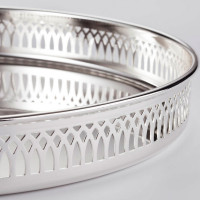 Поднос круглый Delfi, 30 см, нержавеющая сталь, посеребрение, EDZARD, Германия_00816560060714947255.jpg