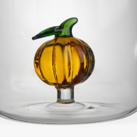 Кружка Тыква, 450 мл, стекло, зеленая ручка, серия Bright Pumpkin, ANNA LAFARG, Китай_00823950050192591156.jpg