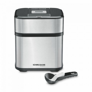 Мороженица , 1,5 л, нержавеющая сталь, черный, ROMMELSBACHER, Германия, ROMMELSBACHER (Германия)