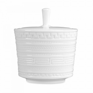 Сахарница , 200 мл, костяной фарфор, декор, серия Intaglio, WEDGWOOD, Великобритания, Сахарницы