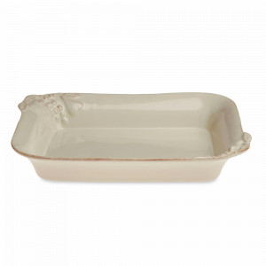 Блюдо прямоугольное для запекания Cream, 32 х 23 см, керамика, кремовый, серия Madeira Harvest, COSTA NOVA, Португалия, Посуда из керамики