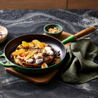 Сковорода , 28 см, чугун, зеленый, серия Bamboo Green, LE CREUSET, Франция_00807420060938778950.jpg