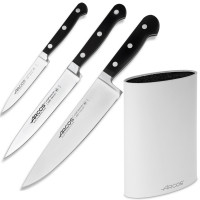 Набор из 3-х кухонных ножей с черной подставкой, серия Clasica, ARCOS, Испания_00795800063217089047.jpg