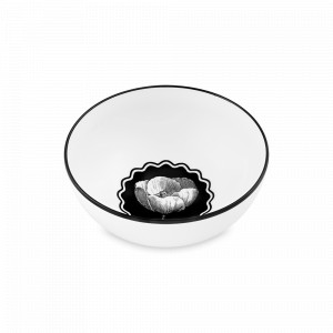 Салатник , 14 см, фарфор, декор, серия Herbariae, VISTA ALEGRE, Португалия, Салатники фарфоровые белые