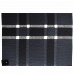 Салфетка подстановочная, размер 36х48 см, Sapphire, винил, серия Interlace, CHILEWICH, США, CHILEWICH (США)