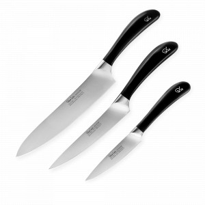 Набор из 3-х кухонных ножей поварская тройка, серия Signature knife, ROBERT WELCH, Великобритания, Английские ножи