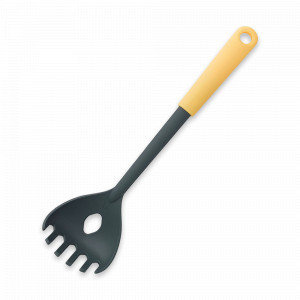 Ложка для спагетти с дозатором, 30 см, нейлон, желтый, серия Tasty+, BRABANTIA, Бельгия, Кухонные принадлежности BRABANTIA