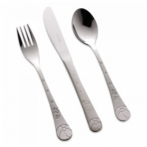 Набор детских столовых приборов 3 предмета, сталь, серия Futebol, HERDMAR, Португалия, HERDMAR (Португалия)