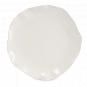 Тарелка обеденная, 26 см, фарфор, белый, серия White Ocean, ANNA LAFARG, Китай, Тарелки белые