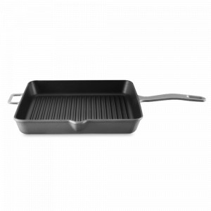 Сковорода - гриль, 30 х 30 см, чугун, серый, серия Gracieuse, VOEUX, Франция, VOEUX (Франция)