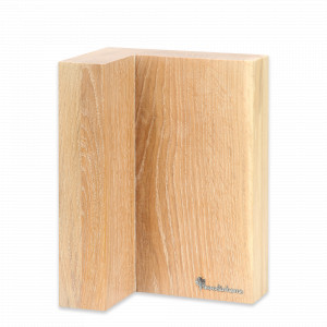 Подставка магнитная для 8-и ножей KS009SOW, 24 х 12,5 х 17,5 см, дерево дуб, WOODINHOME, Россия, Подставки под ножи