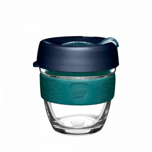 Кружка дорожная Brew S, закаленное стекло, пластик, 227 мл, серия Borealis, KEEPCUP, Австралия, Термокружки