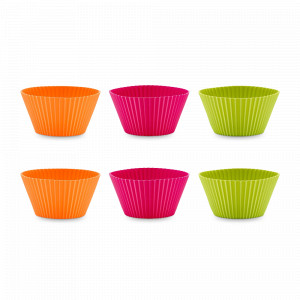 Набор из 6-ти форм для выпечки кексов «Маффин», 7 см, силикон, мультиколор, LEKUE, Испания, LEKUE (Испания)