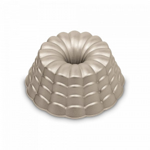 Форма для кекса Красавица круглая, 24.5 см, литой алюминий, золотистый, серия Sweet Magic, GUARDINI, Италия, GUARDINI (Италия)