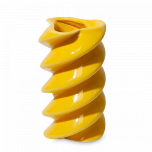 Ваза для цветов Fussili, 14.5 см, керамика, желтый, серия Dolce Vita, DOIY, Испания, Вазы для цветов керамические