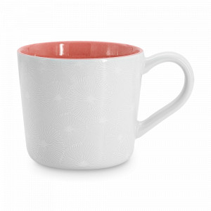 Кружка , 450 мл, фарфор, розовый, серия Frost, HOME &amp; STYLE, Китай, Большие кружки