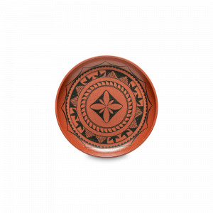 Тарелка пирожковая Aztec, 16 см, керамика, коричневый, декор, серия Pacifica, COSTA NOVA, Португалия, Тарелки хлебные