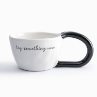 Кружка «Try something new», 320 мл, фарфор, белый, черный, серия Eccentric, ANNA LAFARG, Китай_00820930061131042863.jpg